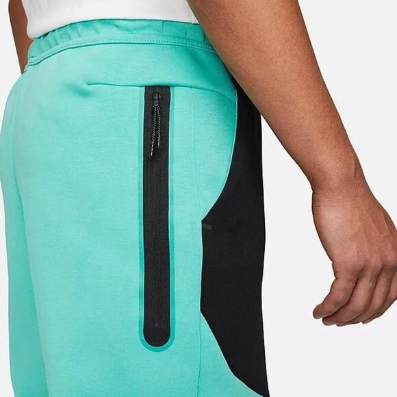 Nike Tech Fleece Mens Size 2XL Joggers Aqua Black NWT - Picture 4 of 5